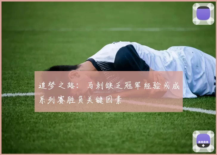 追梦之路：马刺缺乏冠军经验或成系列赛胜负关键因素